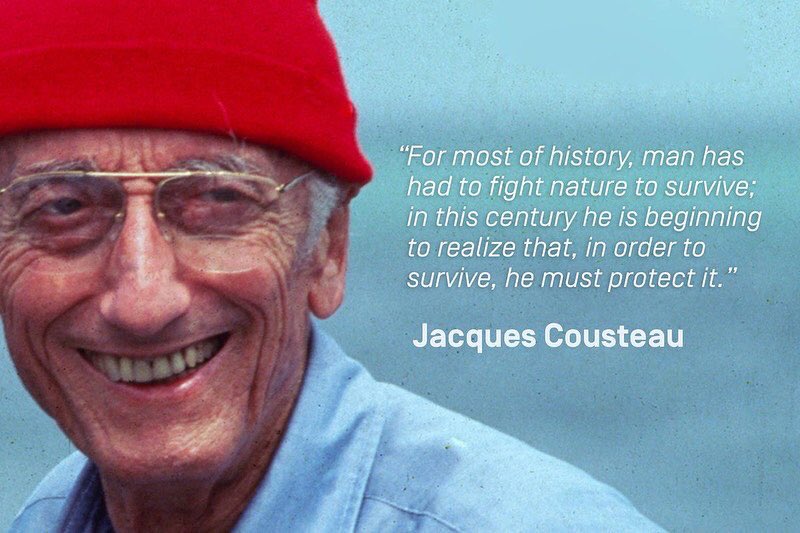 AimeeStailey's tweet photo. Happy Birthday to the manfish, Jacques Yves Cousteau. 🐡🐠🐟🐬🐙🦀🐋🦈🦑🦞🐳 https://t.co/0YmqDSVOcQ