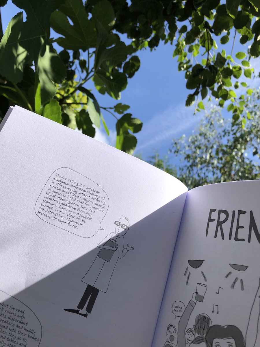Hilarious #comic By @_MissingTheMark and @FidgetyF_cker 
I highly recommend. 

A Guide to Living Your Best NT Life: An Illustrated Analysis From a Neurodivergent Perspective amazon.co.uk/dp/B096HRQ351/…