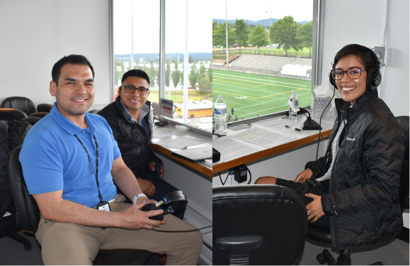 Thank you to our language liaisons - Angie, Antonio, and Gaspar. We appreciate you making graduations, materials, and information accessible to our families!