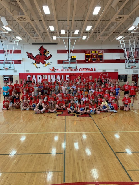 We had an amazing youth camp this week! What a fun group of 120 mini Cardinals, along with 20 of our current players! #family