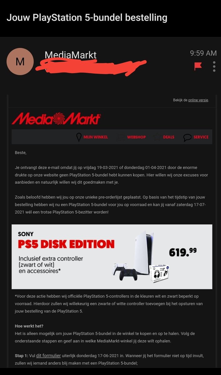 devinbltn's tweet image. When @Coolblue_NL decides to let you wait 2 weeks and even sends you to the store and then decides to cancel you PS5 order, @mediamarkt_nl saves the day! This is how it's done. THANK YOU @mediamarkt_nl #coolblue #mediamarkt