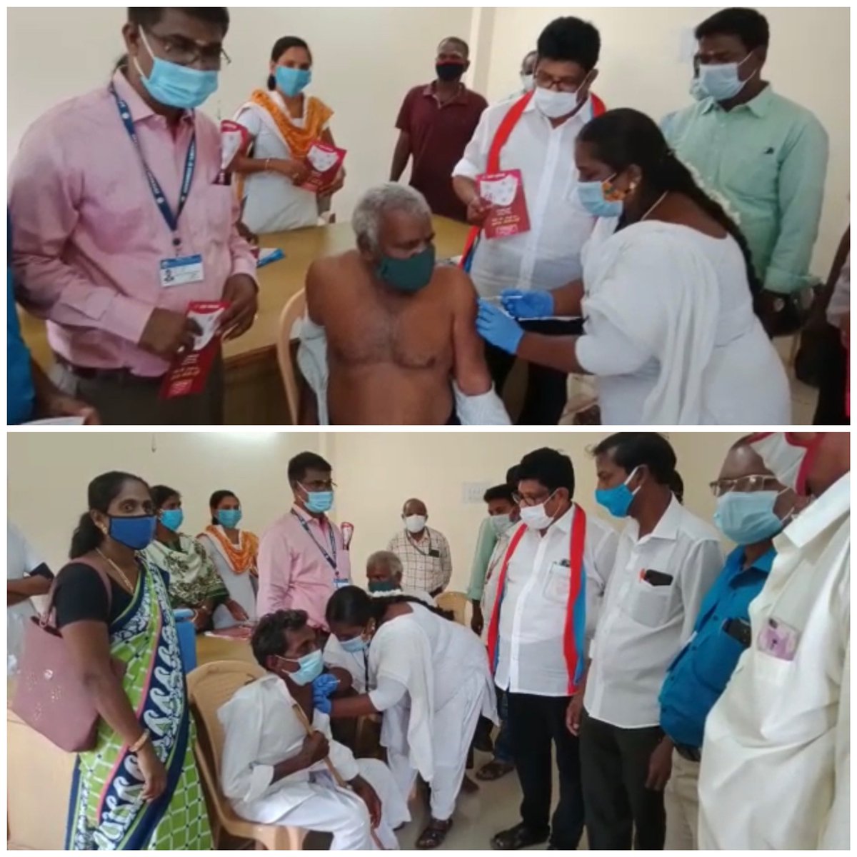 VckBalaji's tweet image. திருப்போரூர் சட்டமன்ற தொகுதி , திருப்போரூர் பேரூராட்சி பகுதியில் மாற்று திறனாளிகளுக்கு கொரோனா தடுப்பூசி துகாமை துவக்கிய போது …… 11.06.2021
#vckssbmla @thirumaofficial @thamoanbarasan @Subramanian_ma