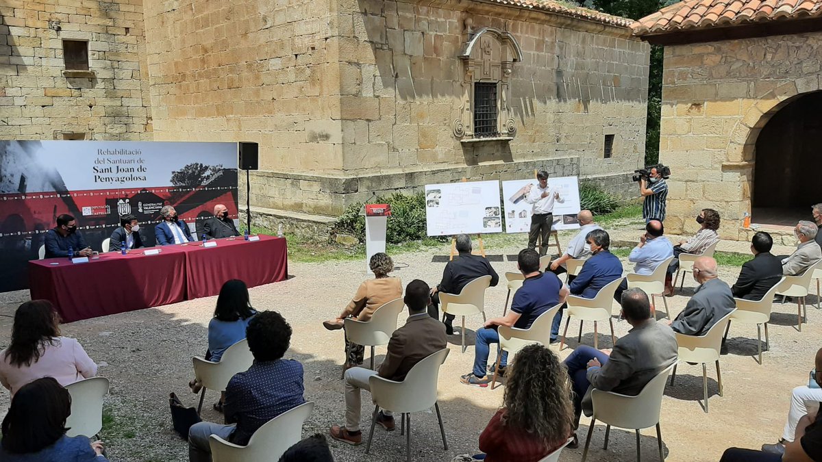 Hui s'ha celebrat al Santuari de Sant Joan de Penyagolosa l'Acte de signatura conveni Sant Joan de Penyagolosa  entre @GVAculturesport, <a href="/dipcas/">Diputació de Castelló</a> i el Bisbat.

Amb aquest acte comença la recuperació del Santuari i de la seva esplendor.

📸 Vos deixem algunes fotografies.