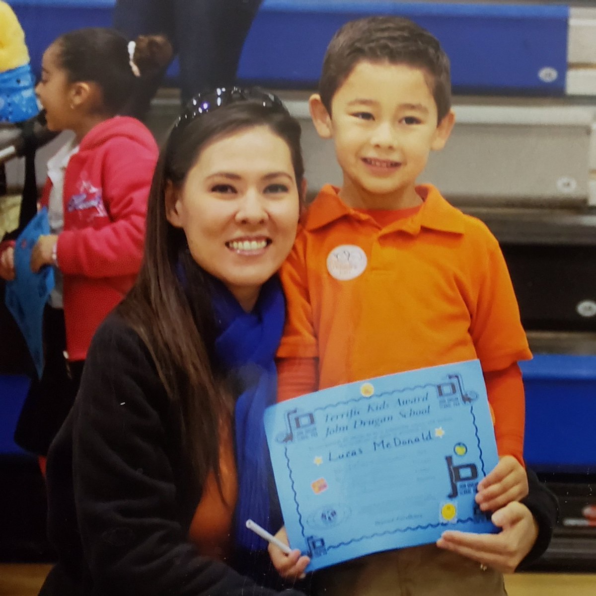 FMcDonald_JDS's tweet photo. The first time he entered @JDrugan_K8, he was dangling from my chest in a baby bjorn. Last week he "walked" out of the building for the last time as a student. Thank you to all the admin., faculty, and staff who played a role in raising our son.#ittakesavillage #AHSbound https://t.co/EFQk0f9Fn0