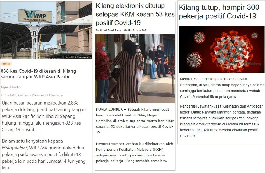 Dean Jkn Panji Hitam On Twitter Antara Kilang Kilang Essential Service Yang Tercetus Kluster Covid Sejak Total Lockdown Bermula Minggu Lepas Kilang Elektronik Di Melaka Dan Kilang Elektronik Di Nilai Negeri Sembilan Bukan