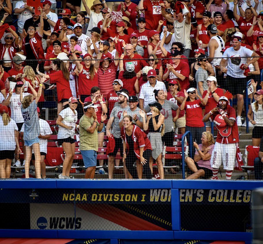 As a player, the goal was to always make the show worth the ticket price. 

As a fan, I got my money’s worth and MORE watching this year’s WCWS.

I am so proud of our sport, and even more proud of the women carrying it. 

❤️, a big big big fan