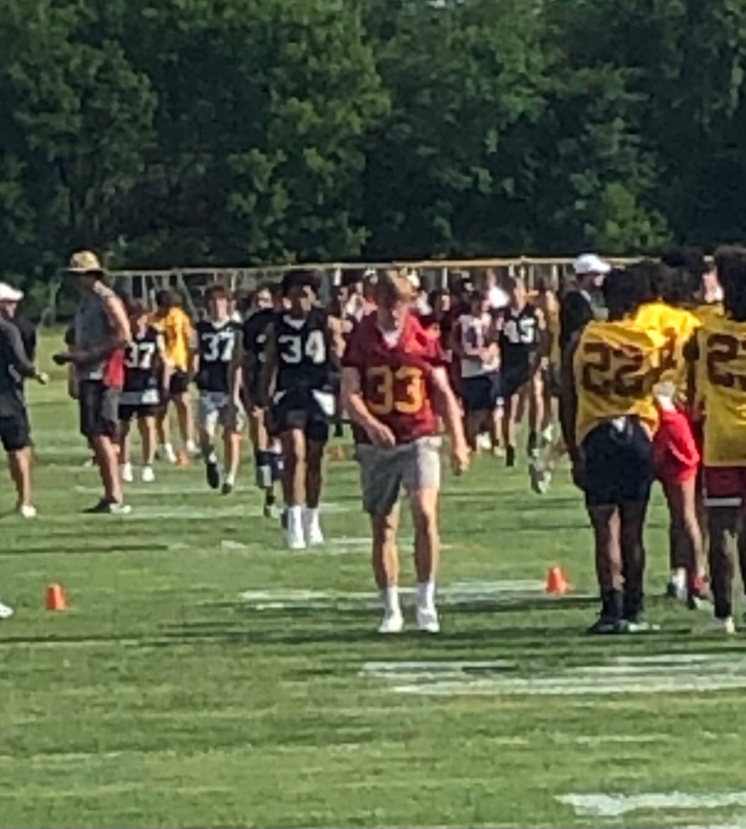 Thanks to Iowa State football for putting on a great camp, enjoyed being coached by Breece Hall “best running back ever” <a href="/BreeceH/">Breece Hall</a> and meeting Coach Campbell @ISUMattCampbell <a href="/CycloneFB/">Iowa State Football</a>