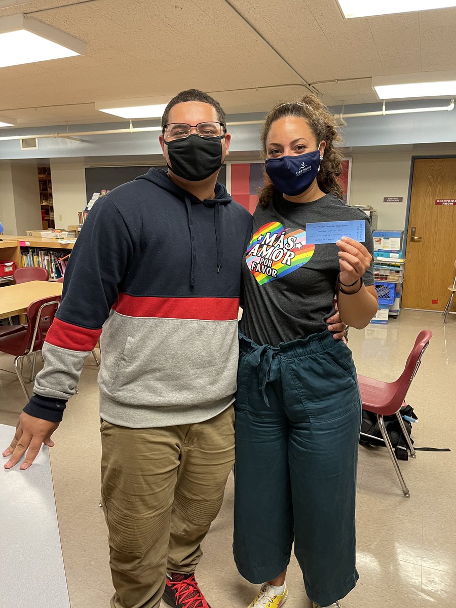 that moment when your former student comes back to visit and says,”you’re the reason I am graduating.  Here’s your ticket to my graduation” ❤️ <a href="/AshleyBonet_/">@ashleybonet_</a> <a href="/HartfordSuper/">Dr. Andraé Townsel</a> <a href="/Hartford_Public/">Hartford Public Schools</a> #relationships