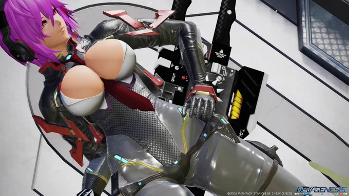 ぴっちりテカテカスーツ良いよね・・・  #PSO2NGS 