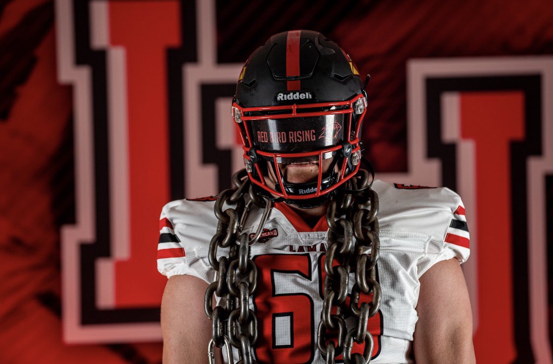 Kthicks1's tweet photo. Blessed to have received an offer from Lamar University⚫️🔴 #RedBirdRising #WeAreLU @CoachGipson11 @CoachBryant_WR https://t.co/0RAUQGdPP9