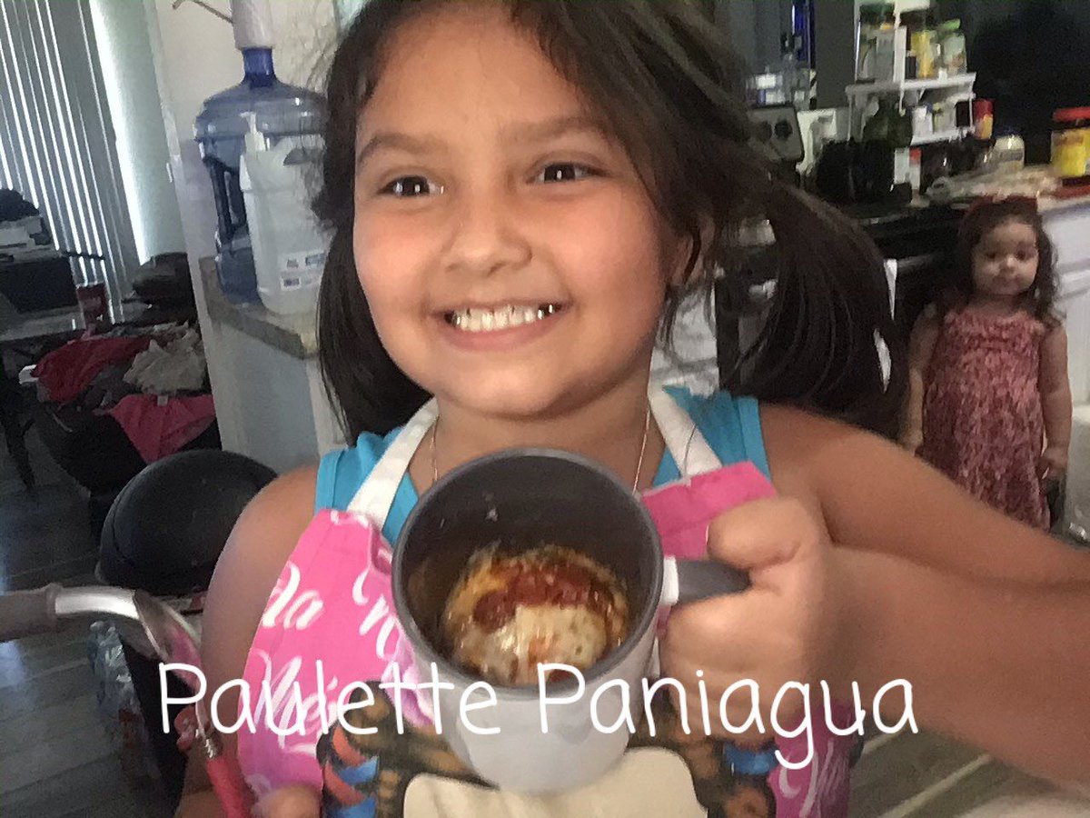 CraneSchools's tweet photo. Our Online Migrant Summer Enrichment Program has been a great success. To wrap up our 2nd week, the kids participated in a Zoom ‘Cooking with Ms. Espinoza’ and each made Pizza in a Mug. The kids had an amazing time! #MigrantSummerSchool #SummerofLearning #PizzainaMug #WeAreCrane https://t.co/lQ6U4Pbsif