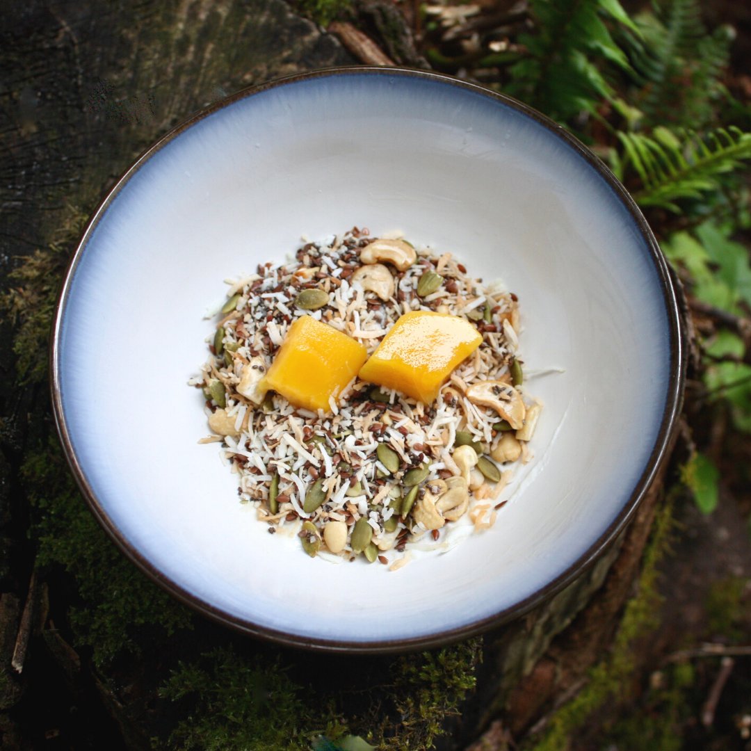 FarmToFit's tweet image. Summer is the season for spontaneous adventures! 🌲🥾🌲

Our Grainless Granola is the ultimate grab &amp;amp; go breakfast to supply you with energy for your journey. Don't forget you can order this deliciously crunchy mix anytime off of our Signature Menu! 👍 #breakfastonthego