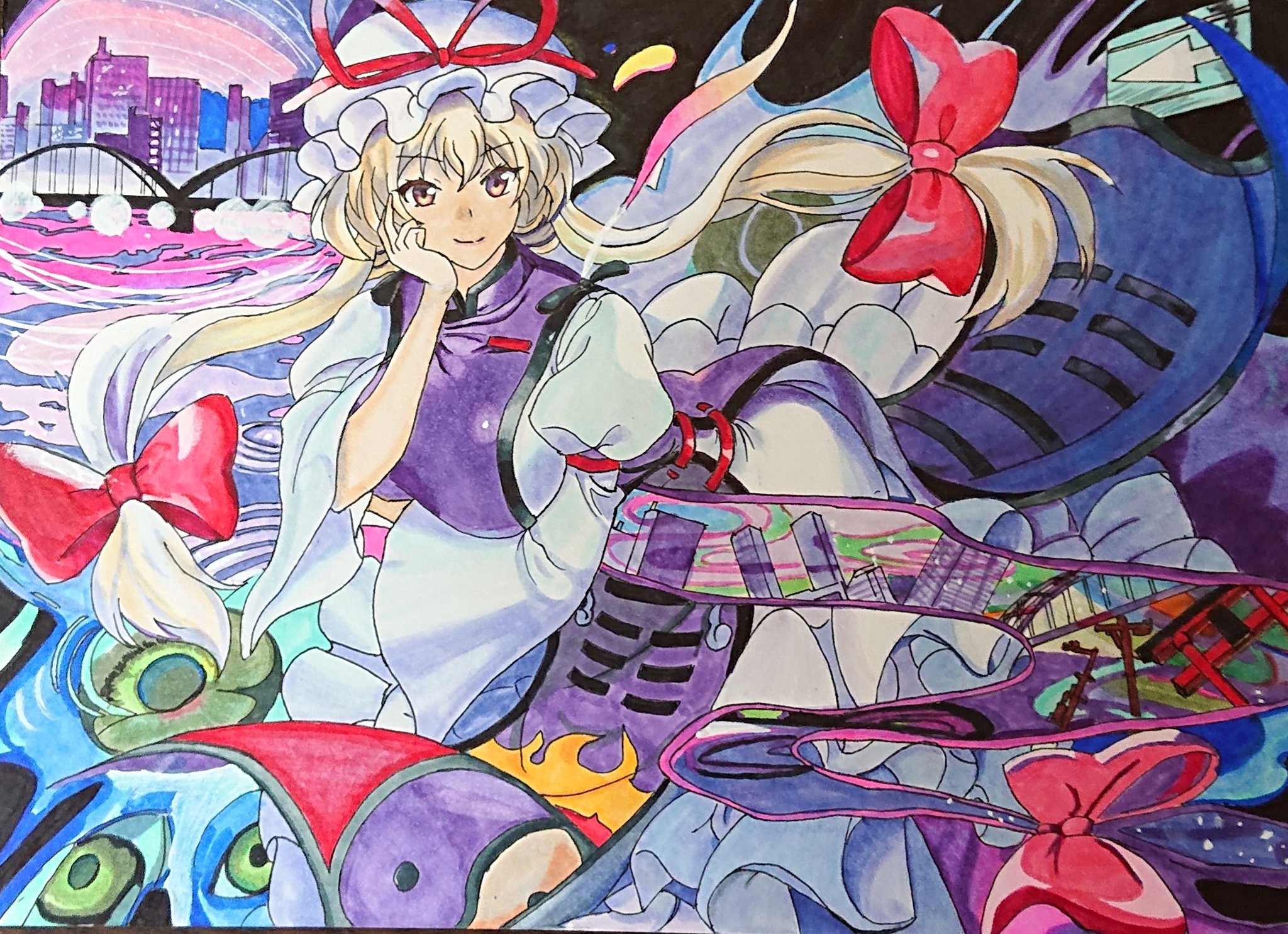Twitter এ 兎くん 東方ロストワードの八雲紫描けました ミスしたりモチベーションが死んだりで時間がかかりました 東方ロストワード 八雲紫 イラスト イラスト好きと繋がりたい 東方イラスト T Co 3h2tfdsf2o ট ইট র