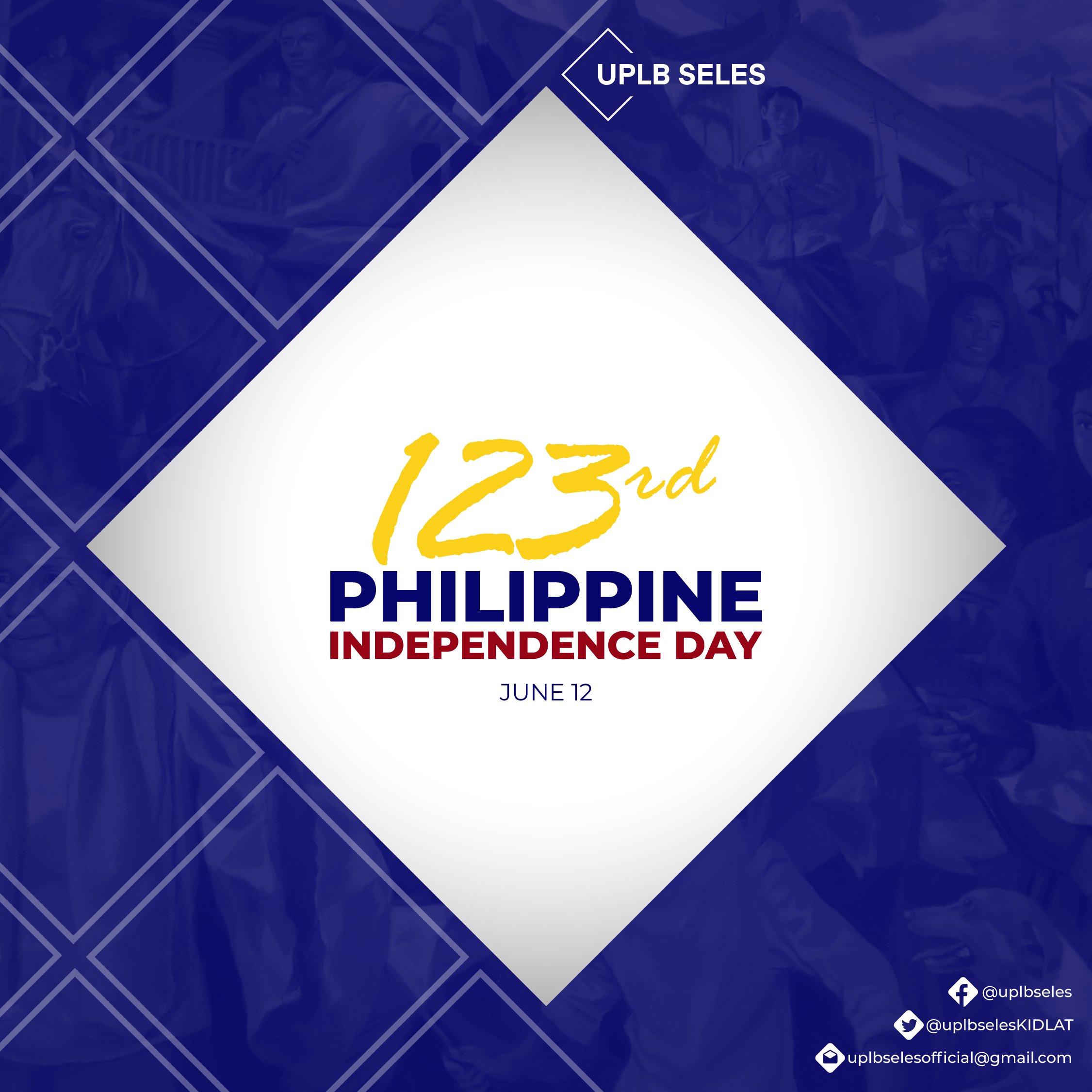 Uplb Seles Together Let Us Remember The Bravery Of Our Ancestors And Recognize The Great Value Of Their Gift Of Freedom Happy 123rd Independence Day Independenceday21 Arawngkalayaan T Co H06gzql7cb