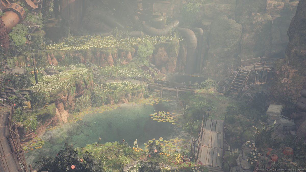ZGreywolfe's tweet photo. Aerith's home sure is beautiful.                   #PS5Share, #FINALFANTASYVIIREMAKE https://t.co/WmTHOMxndu