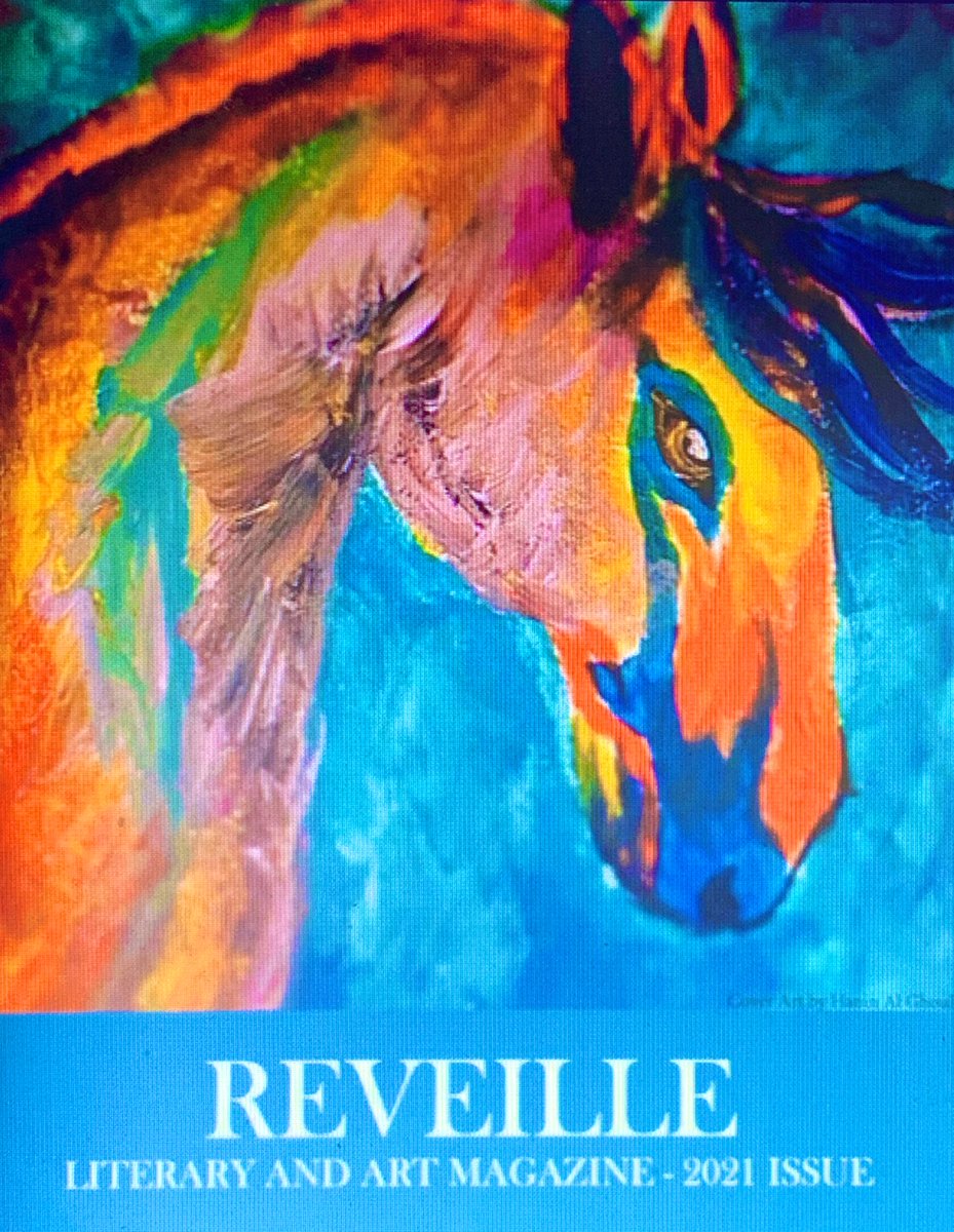 Thanks <a href="/GCMPrincipal/">Jeffrey Litz</a> and GCM Activities for your support! I’m so proud of the editors, staff, writers, and artists who contributed to the 2020-21 Reveille Lit &amp; Art Magazine! tinyurl.com/GCMReveille21 #creativewriting #art #studentvoices