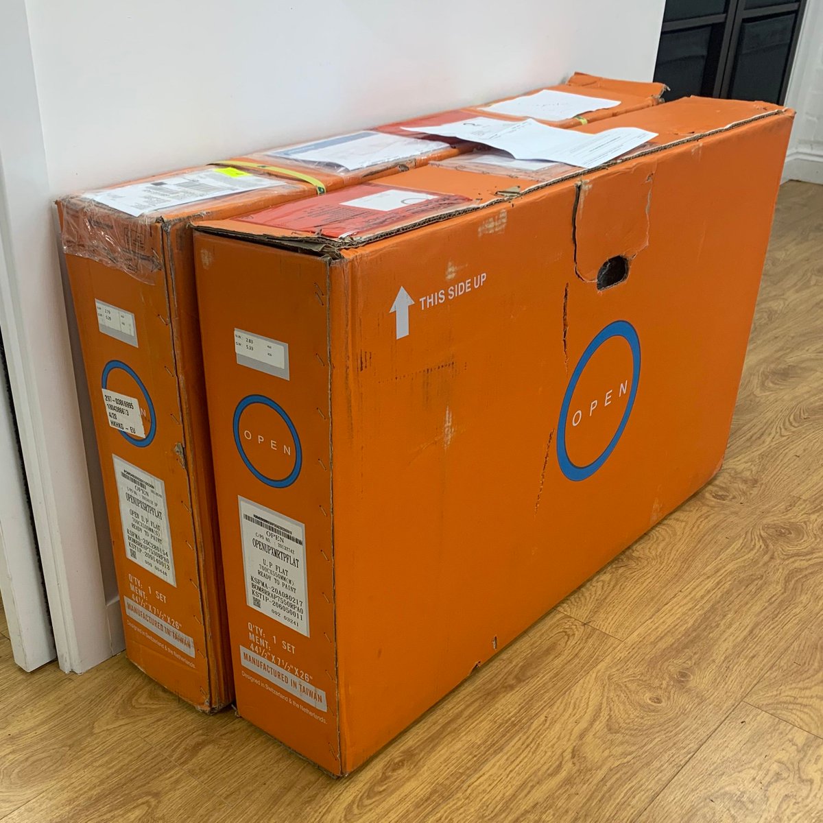 VeloAtelier's tweet photo. Hooray ... more arrivals!! From @OpenCycle this time.
Looking forward to cracking on with these #readytopaint Open U.P.s.
They're always a pleasure to paint and build up into fantastic bikes.⠀
#opencycle #openup #rtp #veloatelier #bicyclestudio https://t.co/EU4rkvCVvC