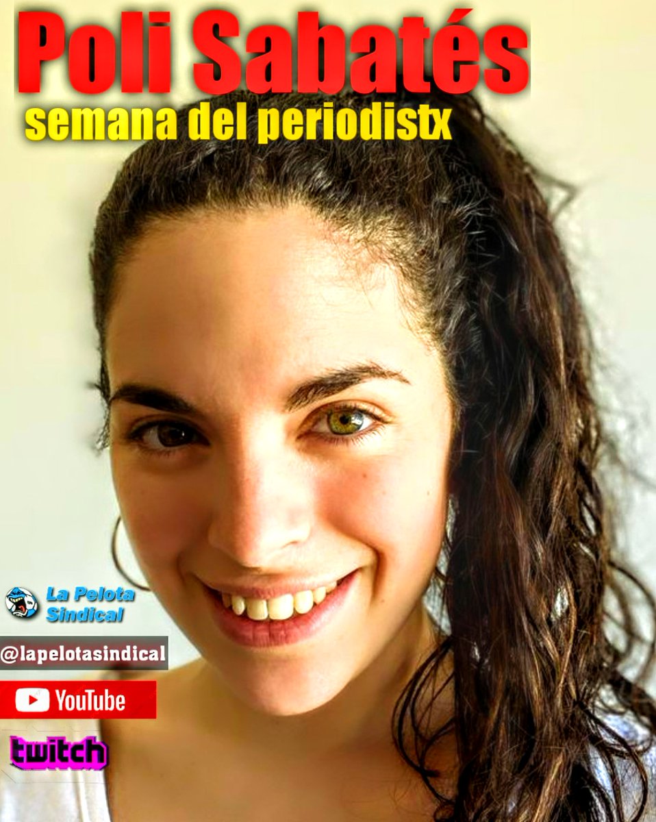 lpsargentina's tweet photo. 📢💥Hoy en LPSTV 📺 charlamos con @polisabates , periodista @futurockOk , comunicadora social,  delegada de Página/12 por @sipreba 

En vivo🔴 a partir de las 20 hs #YouTubeLive 

#lpstv 
#Entrevistas 
#11junio 
#Viernes 
#semanadelperiodista
#radio
#television https://t.co/vf8O3vRDAb