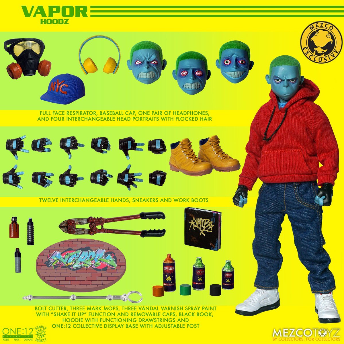 Preternia S Tweet Preorders Close At 6 Pm Est About 2 5 Hours From Now For Mezco One 12 Rumble Society Hoodz Vapor If You Want Him Don T Forget 112 00 Trendsmap