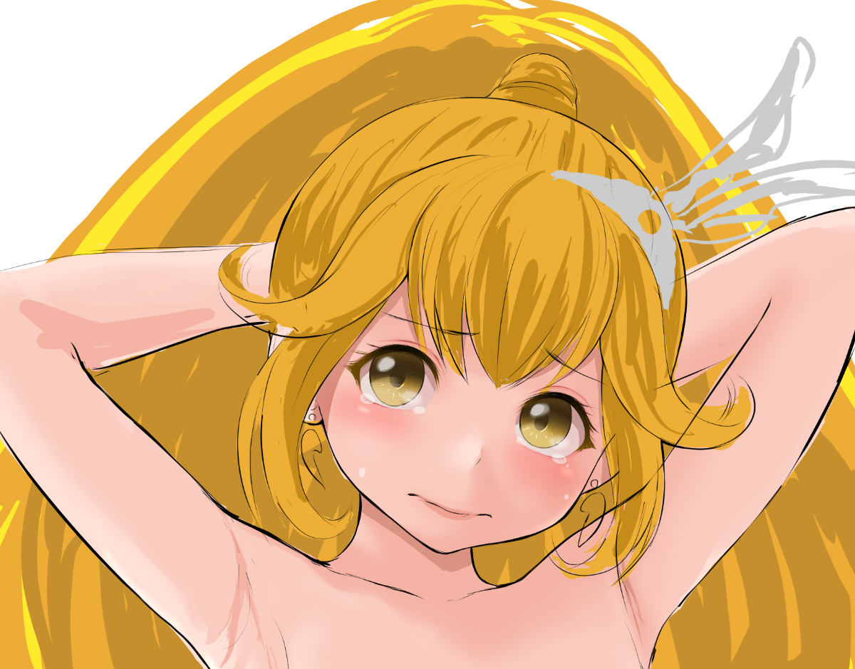 キュアピース作業中。 