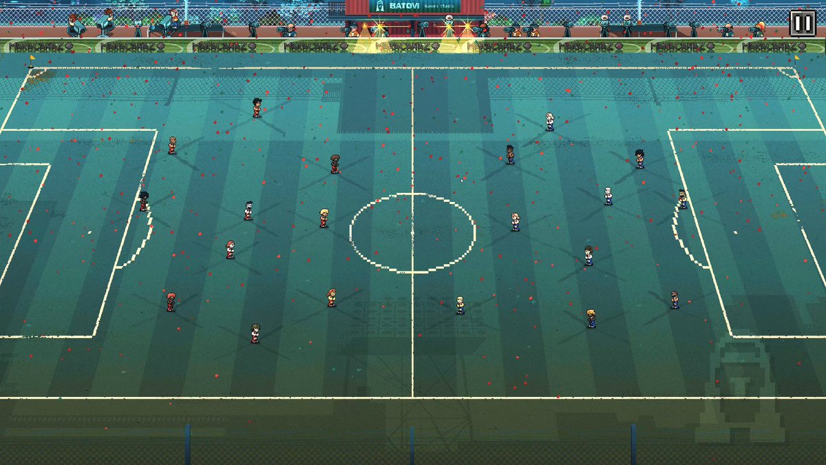 Pixel Cup Soccer is now available on the #AtariVCS! ⚽ Fans of fast paced gameplay and glorious pixel art won't want to miss this arcade-infused sports game! ✨ #Euro2020