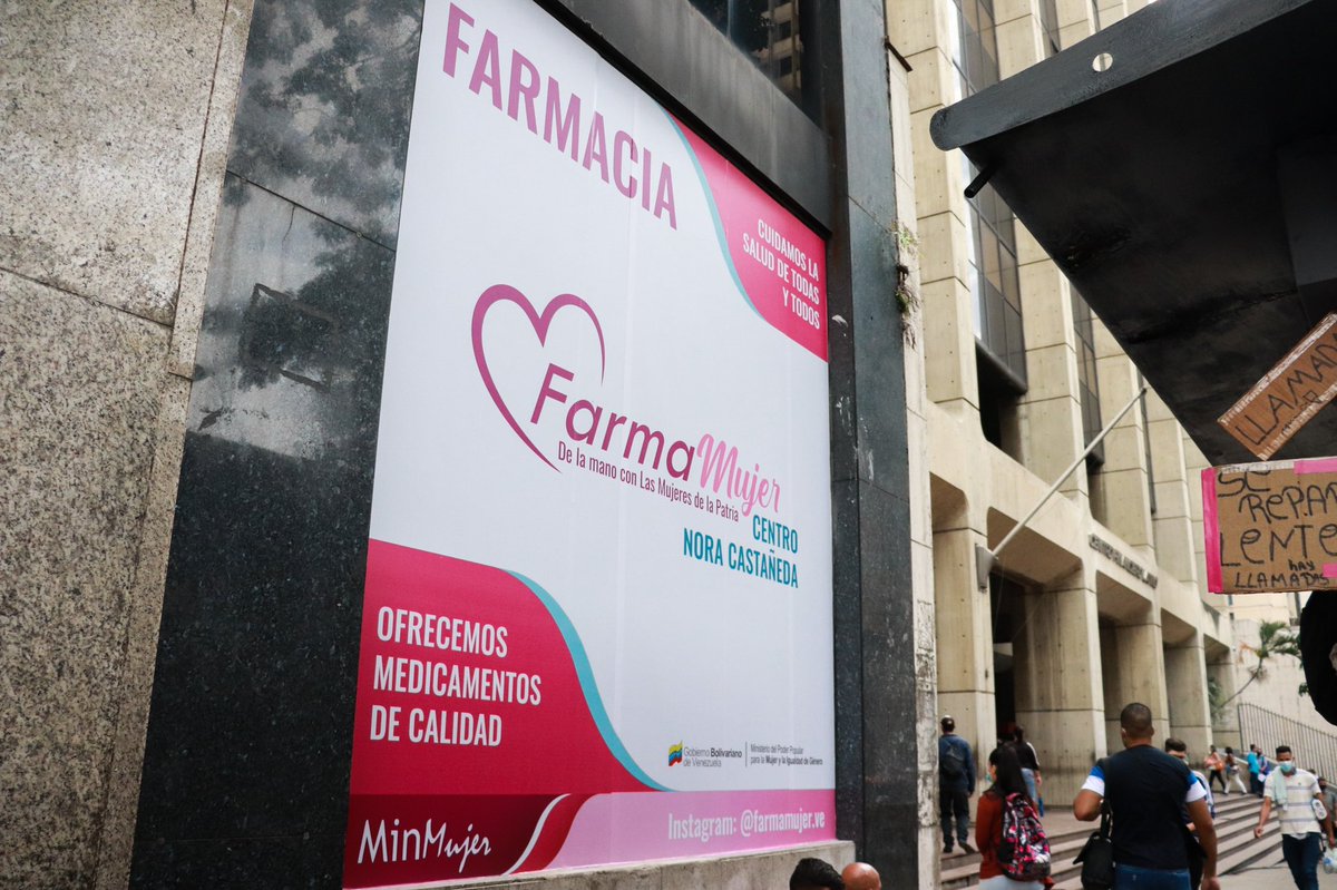 MinMujerVe's tweet photo. ❓#EnQuéAndamos | Hoy dimos paso a la inauguración de #FarmaMujer, una iniciativa impulsada desde el Ministerio del Poder Popular para la Mujer y la Igualdad de Género. https://t.co/lBoPSK0BOD