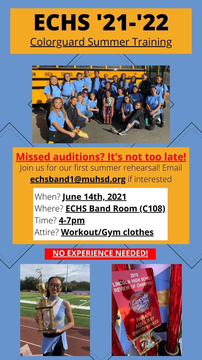 COME JOIN US THIS MONDAY, EVERYONE IS WELCOME!