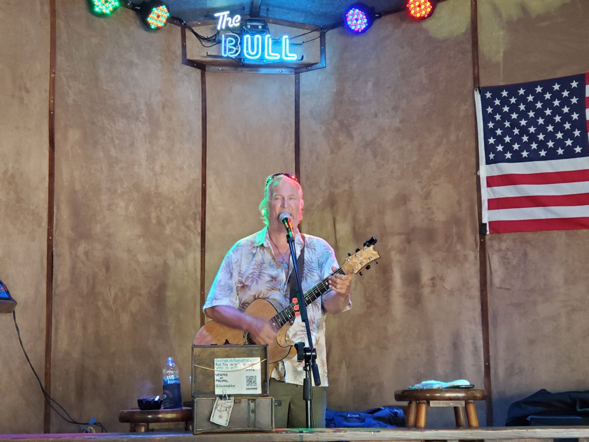 #Friday afternoon in #KeyWest @ The Bull listening to Uncle Bob.  Life is Good!! 
#troprockmusic #TropRock #BoneIslandRadio