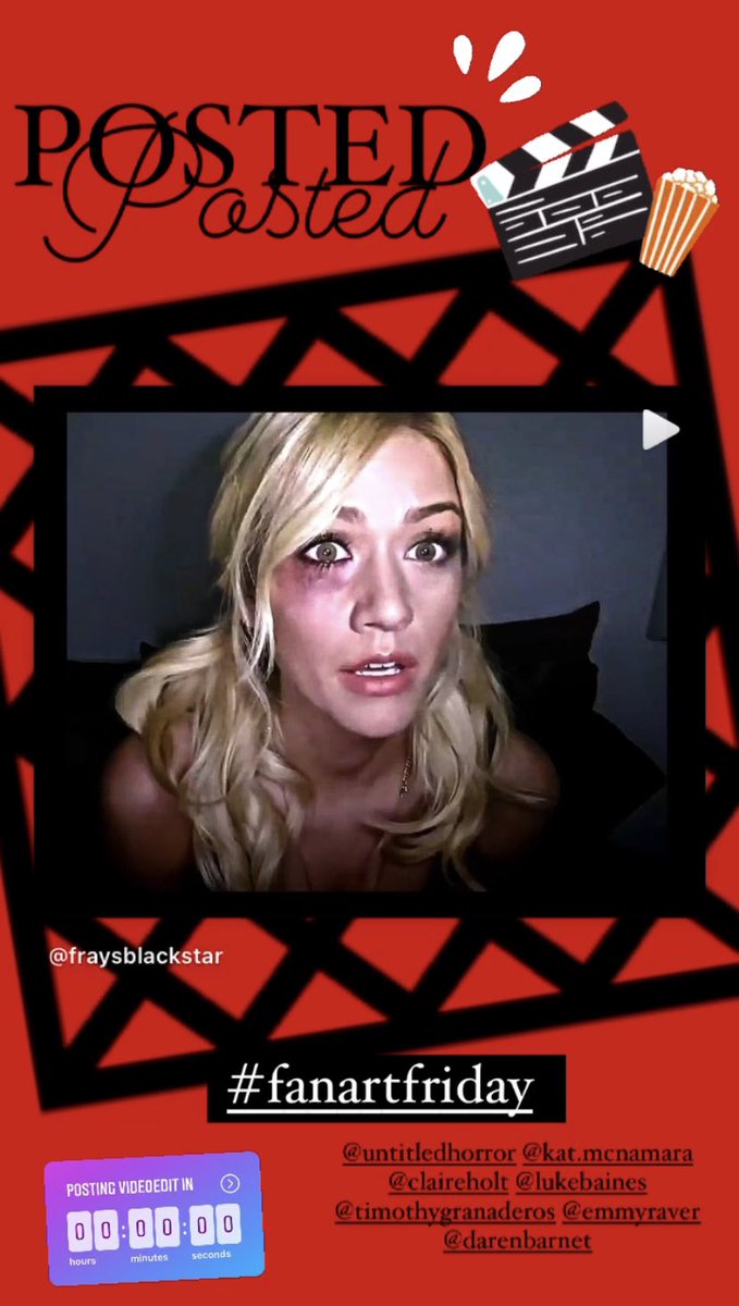 fraysblackstar's tweet photo. HEY 🥰
 I POSTED MY #UNTITLEDHORRORMOVIE VIDEOEDIT 🍿

This is for #Fanartfriday so it would mean a lot if u tag @Kat_McNamara under the Post 👻🍿

You can watch the edit here: 

https://t.co/YAdOiJDDYI

Insta: fraysblackstar 
@UntitledHorror 
(coming out tomorrow!🤍) https://t.co/sZyD2BJqIs