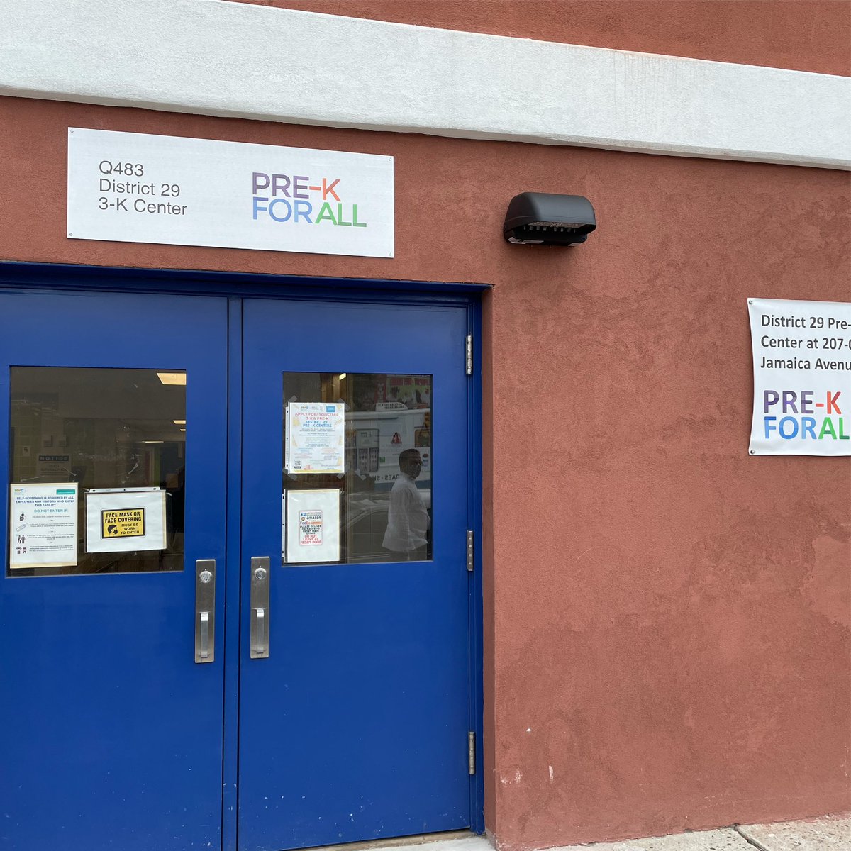 SABehar's tweet image. Under the leadership of Council Member @BarryGrodenchik our office was able to convert a closed charter school into the District 29 Pre-K Center.