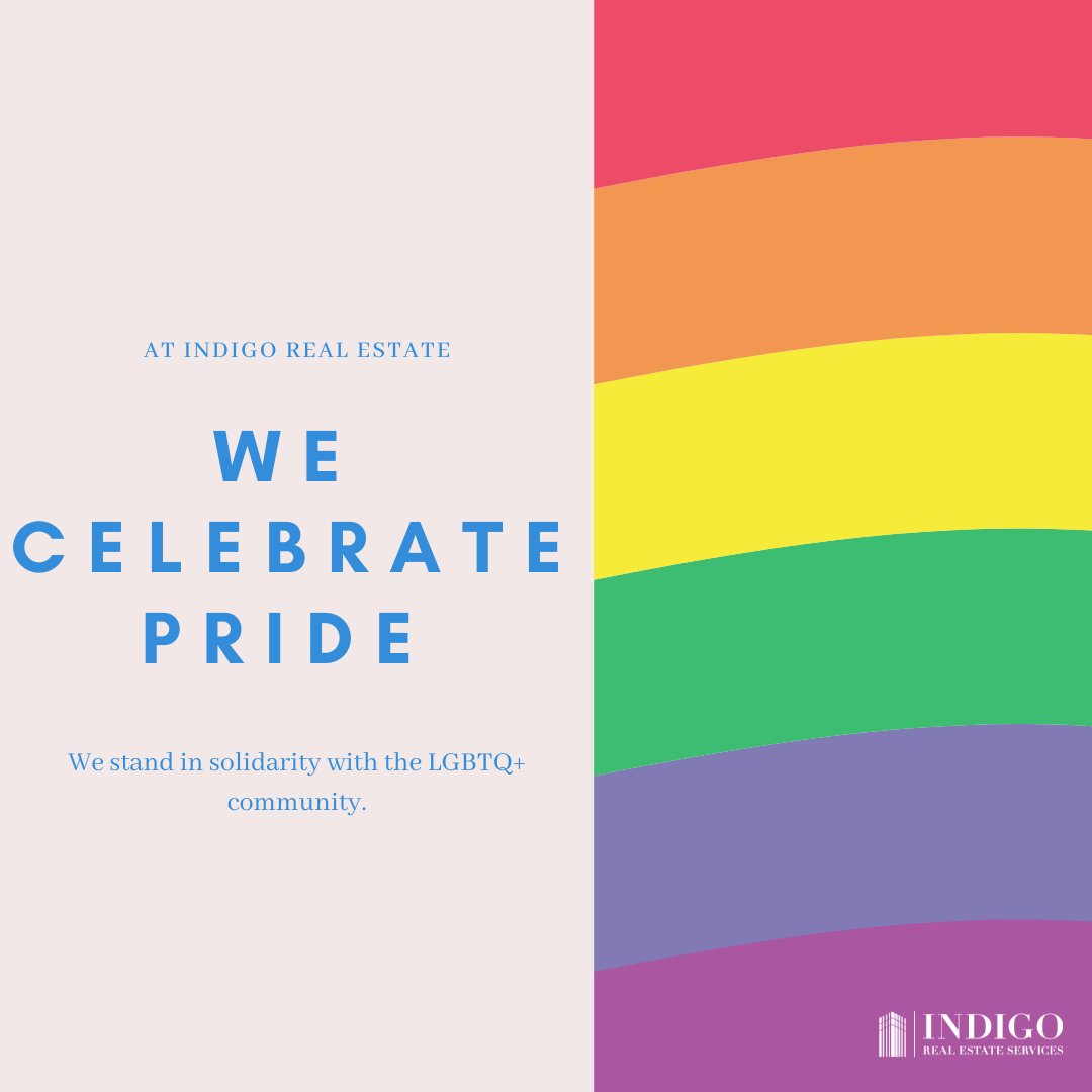 Indigo_RES_inc's tweet photo. Happy #Pride month! We celebrate and support all LGBTQ+ members of our community. At Indigo, we believe home should be both an inclusive and safe space for everyone.

#wesee you #wehearyou #wecare #pride #pridemonth #pride2021 #happypridemonth" https://t.co/LqPkqAPDvV