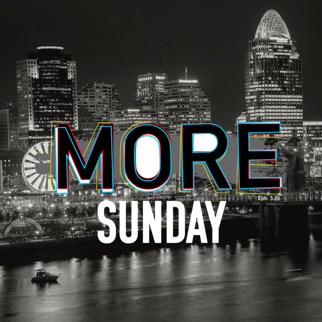 gracewaycincy's tweet photo. Mark your calendars for Sunday, June 27th -- MORE Sunday! We'll be sharing more details about this special day soon. Stay tuned! https://t.co/EmgiH1csIH