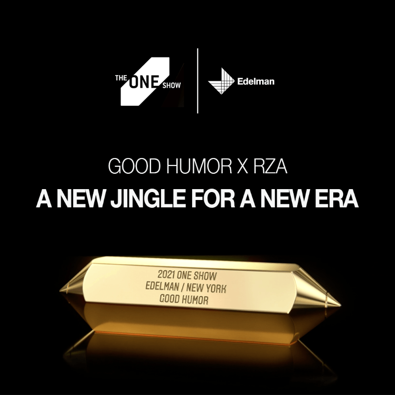 EdelmanPR's tweet photo. We are overjoyed that our work with @GoodHumor on A New Jingle for a New Era has won FIVE pencils at #TheOneShow including Best of Discipline and Gold for Radio &amp; Audio Craft Use of Music, Gold Cultural Driver and 2 Silvers! #EdelmanProud