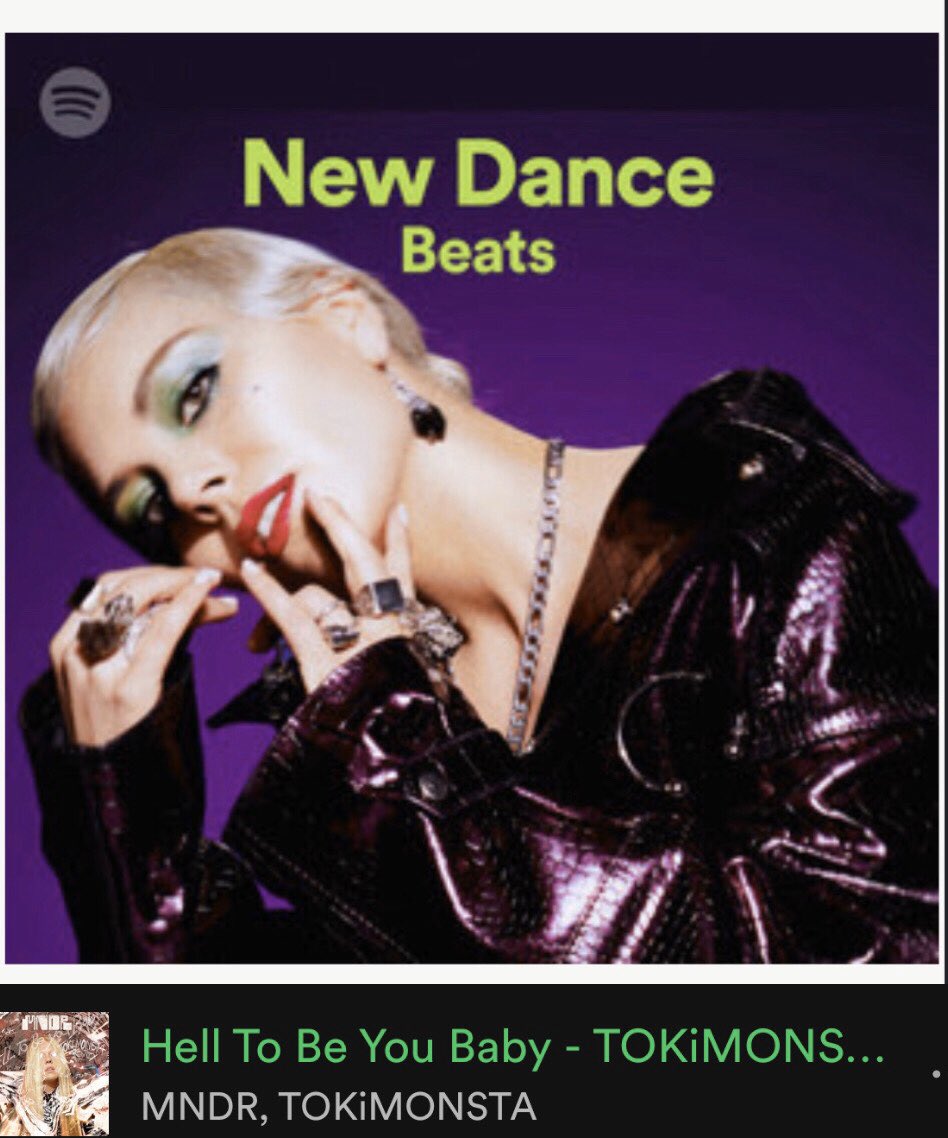 . @MNDR x @TOKiMONSTA featured on @Spotify #NewDanceBeats #Playlist 🔥 @WonderSnd 

open.spotify.com/playlist/37i9d…