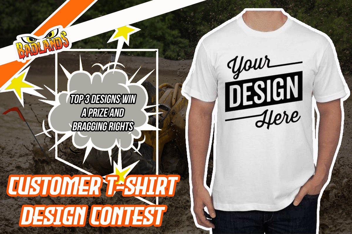 CALLING ALL CREATIVES, DESIGNERS, ARTISTS!  
Want to earn bragging rights by seeing your design on a Badlands shirt? How about a prize too?
Submit your best rendition for a t-shirt design.
By submitting your design you are giving full release of images to be used for marketing.