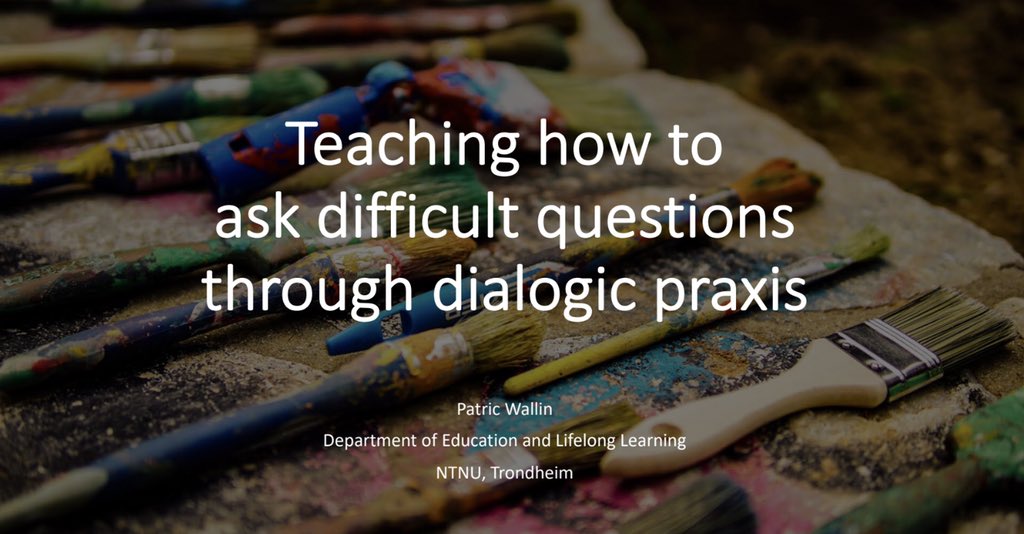 So great to be at #ESJP2021 <a href="/ESJPeace/">Engineering, Social Justice, and Peace</a> and think about Engineering, Social Justice and Peace - Building on ideas from Paulo Freire &amp; Ira Shor, I talked about dialogic praxis, the political and moral dimension of teaching and learning, being human, the importance of hope and…