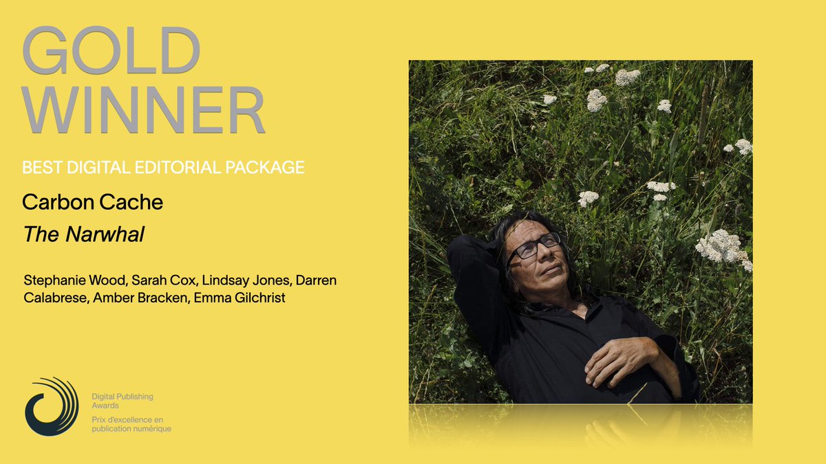 DPAwards's tweet photo. The gold winner in the #DPA21 Best Digital Editorial Package is @thenarwhalca for "Carbon Cache." Congrats! https://t.co/GIc6fZSWso https://t.co/RkQvHDD885