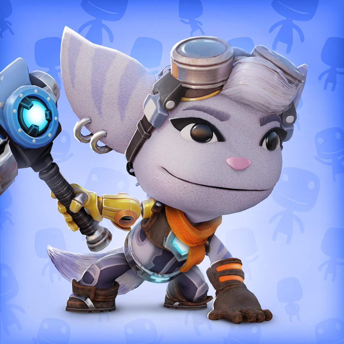 PlayStation's tweet photo. All-new Ratchet, Clank and Rivet costumes and emotes are out now for Sackboy: A Big Adventure!

Download from PS Store to begin your own dimension-hopping antics: https://t.co/egt6N4CFC2 https://t.co/C6m9DkNItL
