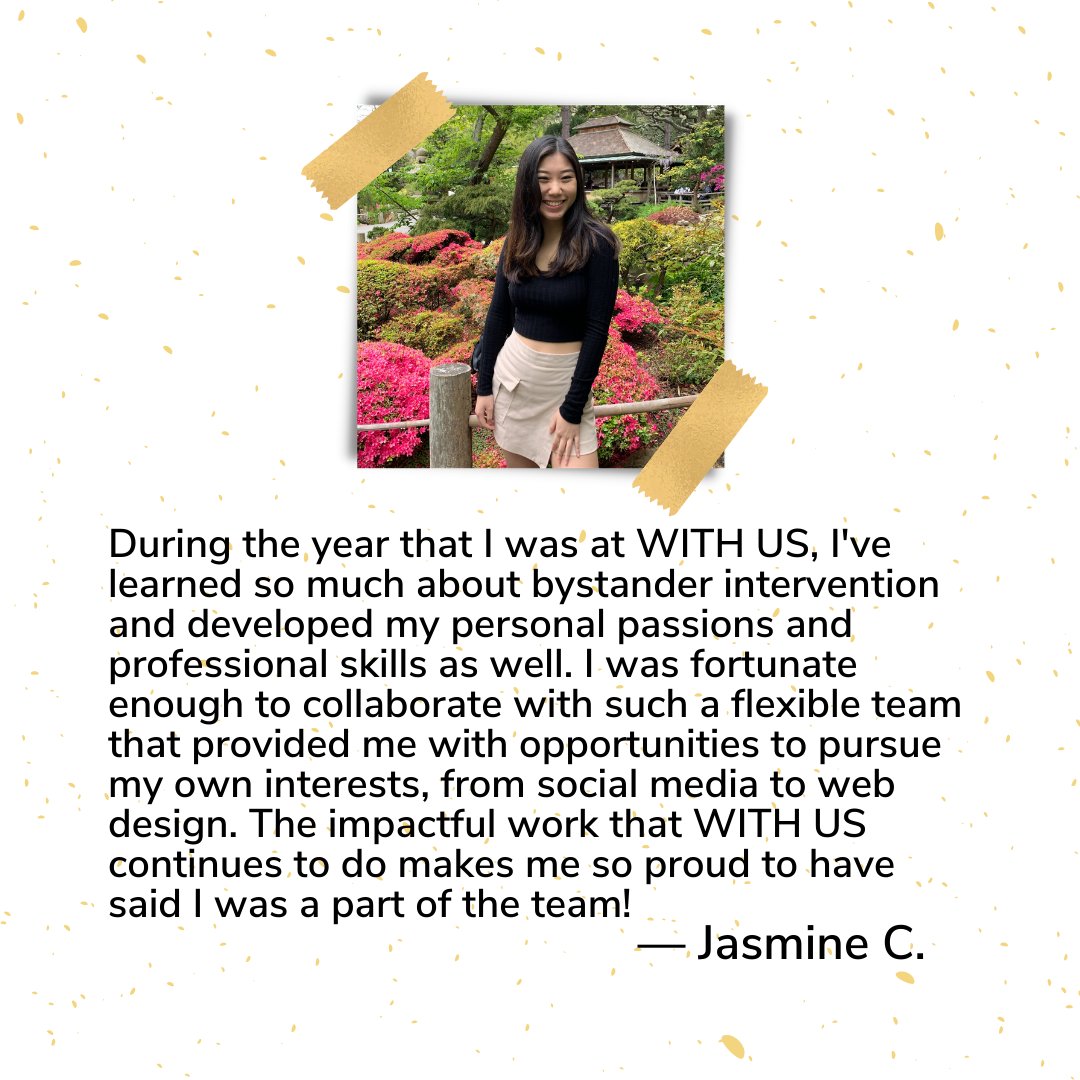 WITH US Center for Bystander Intervention tweet media