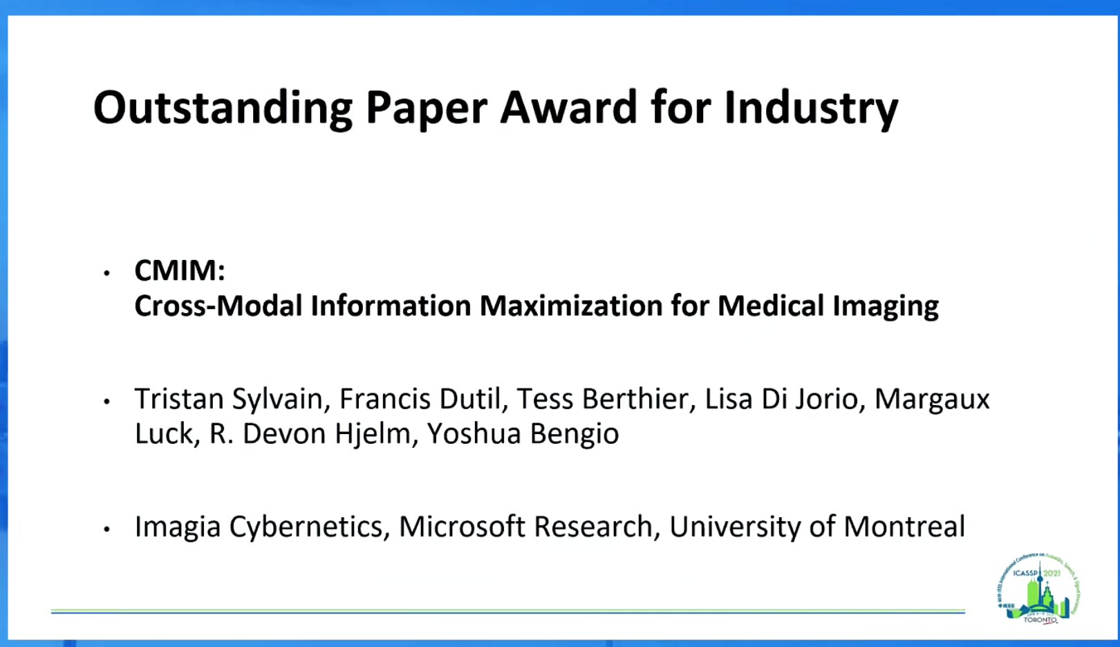 IEEE ICASSP on Twitter "Congratulations to the authors of the