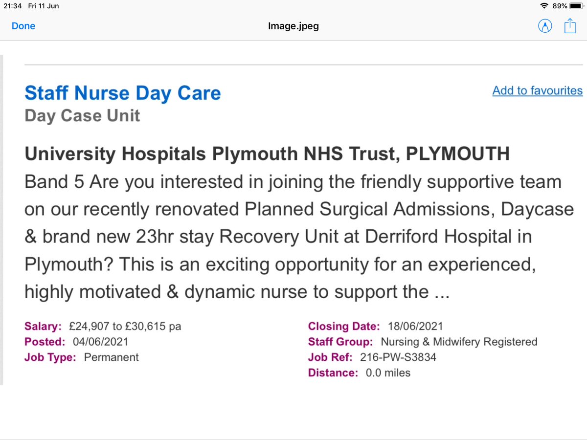 SueSuejohnson7's tweet photo. Great opportunity to join #TeamPostbridge ⁦@UHP_NHS⁩ ⁦@Derrifordjobs⁩ ⁦@DerrifordNurses⁩. A fabulous team delivering care in our brand new 23 hour post surgical unit https://t.co/Xf5RmxBNlT