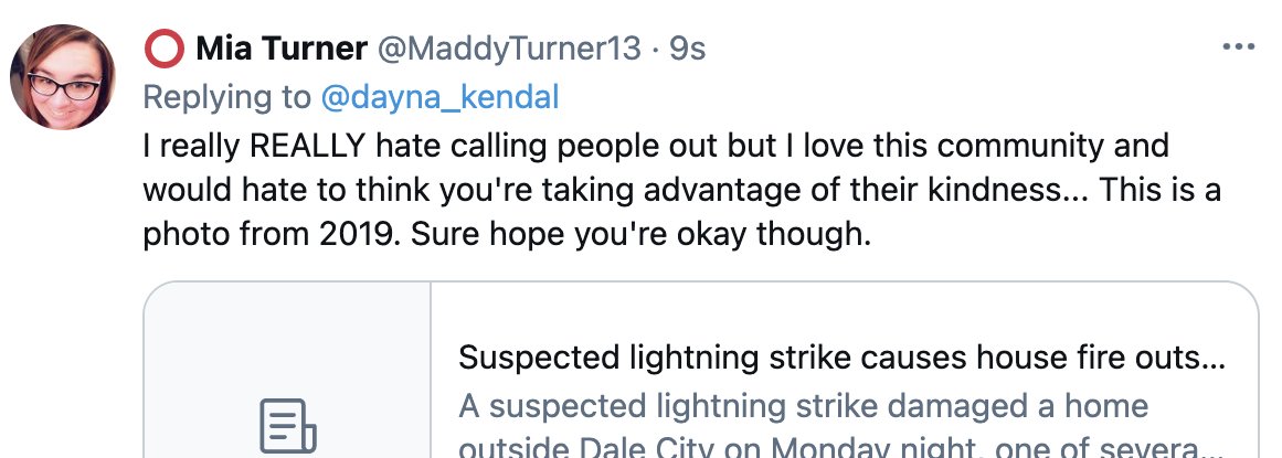 MaddyTurner13's tweet photo. Stay safe Connor Army family. I'm not trying to publicly shame anyone, I just don't want anyone taking advantage of your kindness okay? :) Love you all. https://t.co/i5w3Fz3vKg