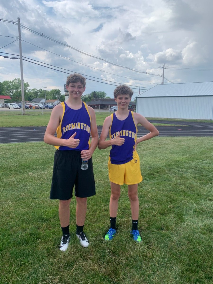 Congrats to Brayden Morse 1st &amp; Matt Kenney 2nd in the pole vault. Both headed to State!!!