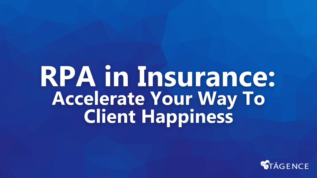 Tagence_Inc's tweet photo. Using #RPA ensures the #audit process can be performed faster and more effectively. https://t.co/FX5EB6MpWC #audits #insurance https://t.co/YyF7S29xHb
