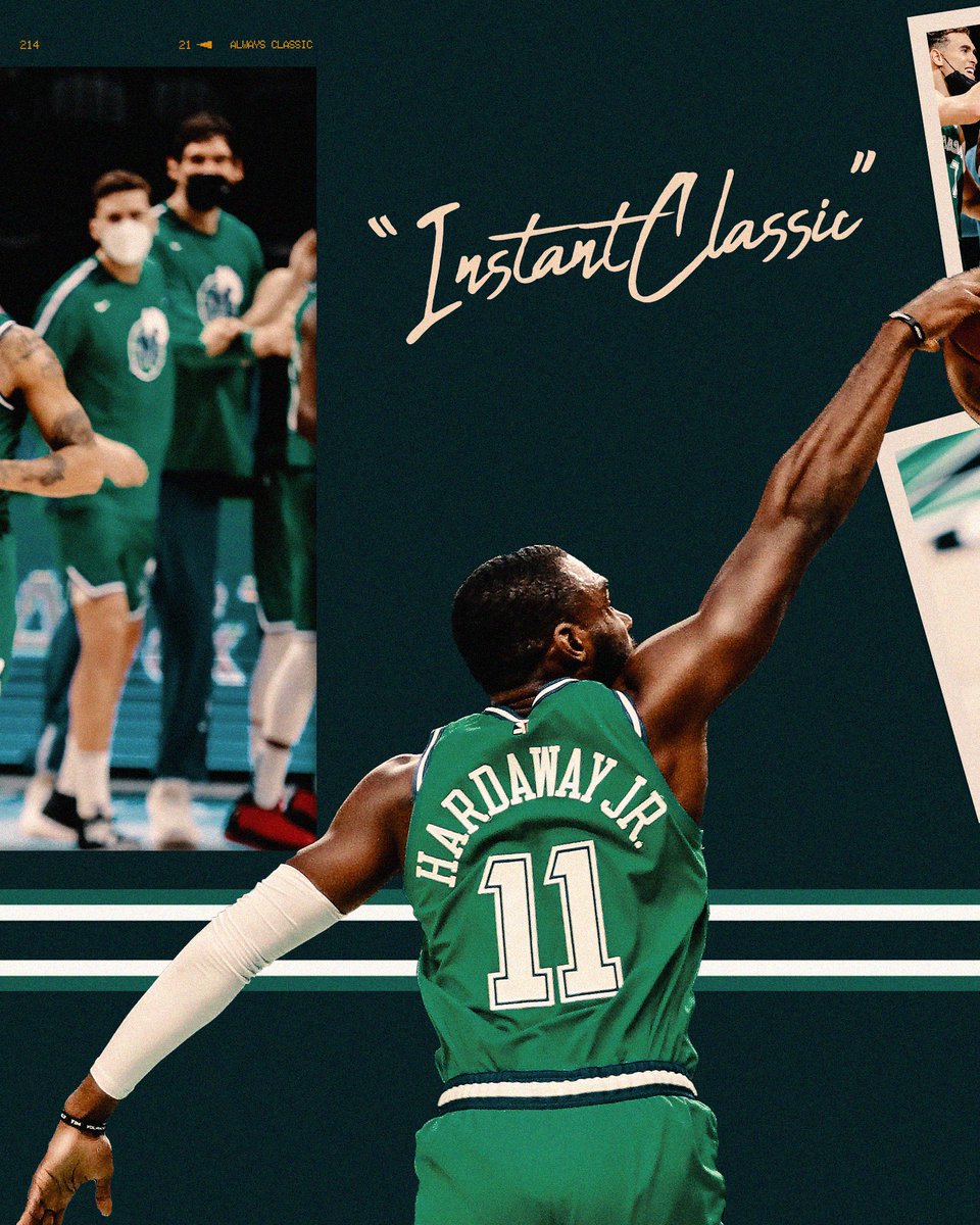 Dallas Mavericks - TOMORROW is Dr Pepper #MavsHWCN number five! Mavs go  green tomorrow with the original hardwood classic jersey design for  tomorrow's game against the 76ers! All #MFFLs at the game