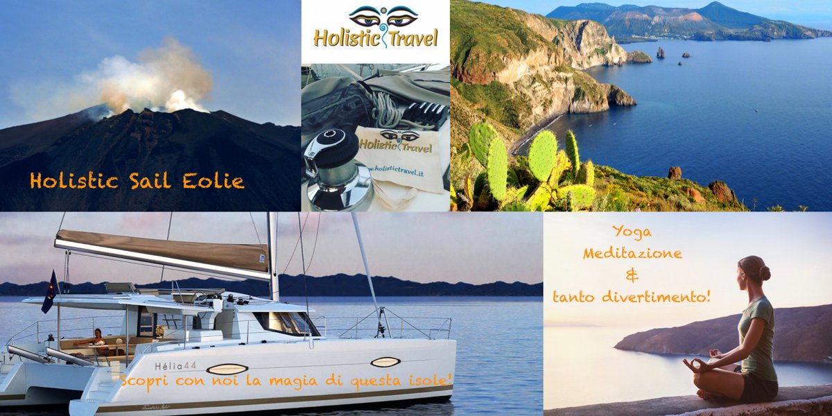 Vela e Yoga in Catamarano holistictravel.it/prodotto/eolie…