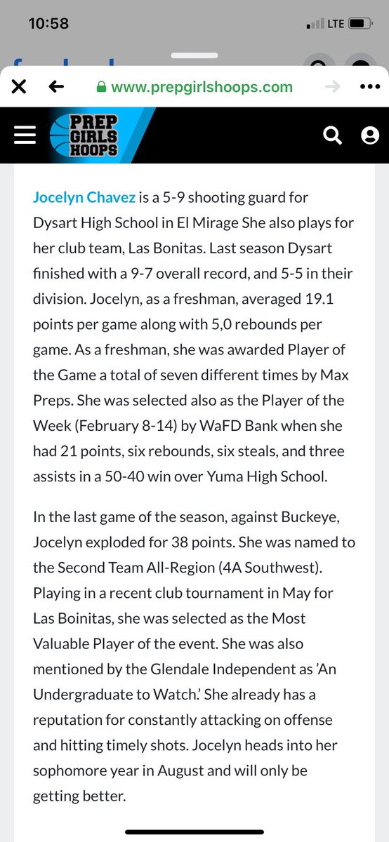 Thank you <a href="/PGHArizona/">Prep Girls Hoops Arizona</a> !