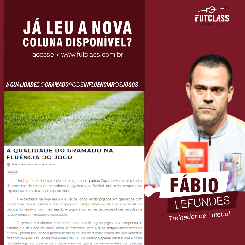 futclassoficial's tweet photo. QUALIDADE DO GRAMADO ⚽
•
O quanto você acha que a qualidade do gramado importa?
•
O treinador Fábio Lefundes explica em sua coluna a realidade no Brasil e suas consequências, confira no site https://t.co/DorJjzjmTW

#FutClass #coluna #gramado #jogo #qualidade #futebol https://t.co/Gf1ntHAI09