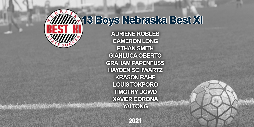 NEBStateSoccer's tweet photo. Congrats to our 13B #NEBestXI for the 2021 #NEStateCup! 
As voted by the coaches during bracket play games. https://t.co/yBdFYMXdjC
