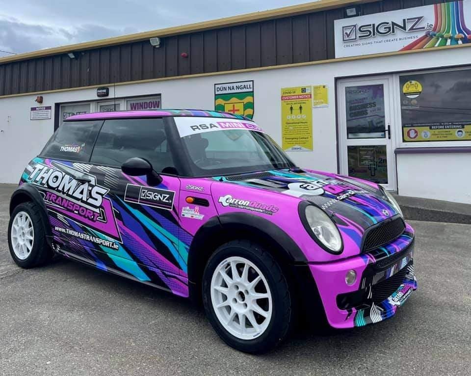 How gorgous is Lisa Carron Thomas new The Rallysport Association Mini Cup car 😍

We can't wait to see Lisa out competing in the new Mini and we love to see the WIMI logo on there too 🏁
#WIMI #WomenInMotorsportIreland